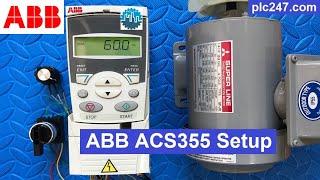 [Tutorial] ABB ACS355 VFD Setting