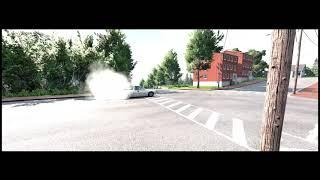 Vg Ute Smokes up the main road | Beamng Drive