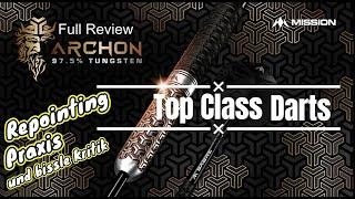 Mission ARCHON Darts | 97.5% Tungsten | Sabre Shafts | Long & Grippy Darts