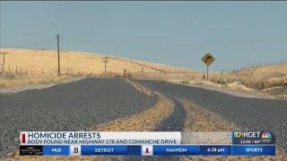 2 arrested after body found in Bakersfield area