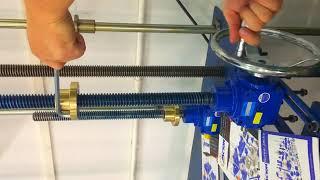 Quick lift bevel gear screw jack from hand operating, hand operated screw jack using bevel gear