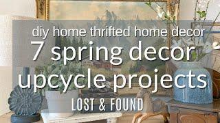 THRIFT + UPCYCLE | DIY Spring Decor from Thrifted Finds | GIVEAWAY at the end of the video!