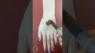 mehndi design easy and beautiful - henna #shorts