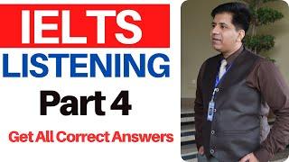 IELTS Listening Part 4 - Catch Fast Audio By Asad Yaqub