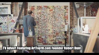 TV Ad Featuring Robert Dunt, Artist and Founder of ArtTop10.com