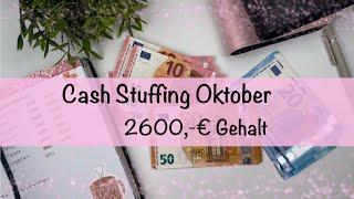 Cash Stuffing Oktober  Schritt für Schritt - Sparen mit der Umschlagmethode