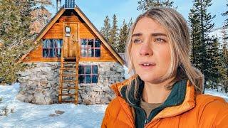 1 Night Solo Snowshoeing to a Backcountry Hut! | Staying Warm in Freezing Temps