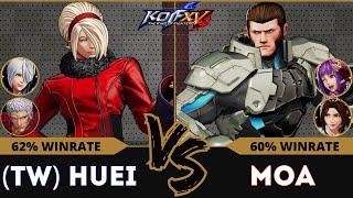 KOF XV⭐(TW) HUEI (Angel/O.Yashiro/Ash) vs MOA (Athena/Maxima/Mai)⭐Ranked Match - 11/24