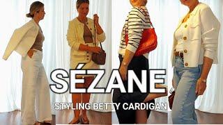 Betty Cardigan - 11 TRANSITIONAL CHIC PARISIAN OUTFITS | Summer to Fall