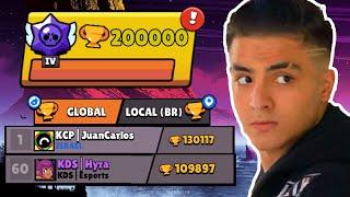 HYRA STOPPED PUSHINGFIRST 130K by JUAN CARLOS !! `Brawl Stars