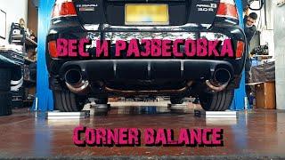 CORNER BALANCE - Subaru Legacy SPEC.B (EZ30+Raptor SC). Comparison against STi and Evo. (ENG-Sub)