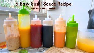 6 Easy Sushi Sauce Recipe : Homemade Sauce for Deep Fried Sushi Rolls & Teriyaki Sauce