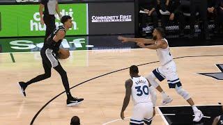 Victor Wembanyama shows he's impossible to guard with stepback 3 over Rudy Gobert