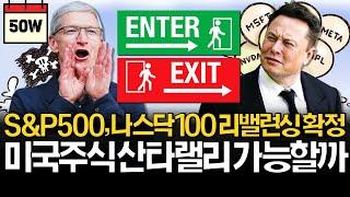 S&P500, 나스닥100 리밸런싱 기회일까?