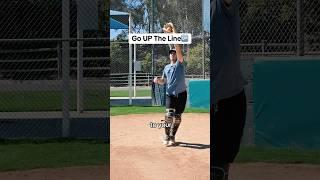 Catch the ball UP the line‍ #baseball #softball #baseballcatcher