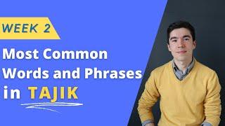 Most common words and phrases in Tajik - Week 2