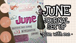 JUNE JOURNAL SET UP || plan with me | Pauline's Diary
