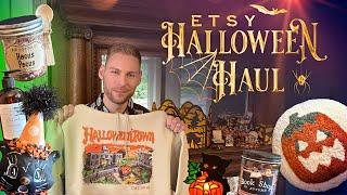 Etsy Fall & Halloween Shopping Haul! Fall Candles, Hand Soaps, Shirts, Halloween Decorations & More!