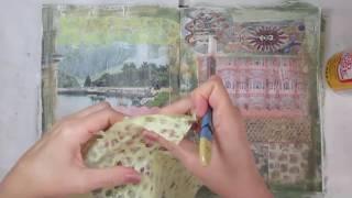 Art Journaling Magazine Clippings and Texture