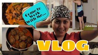 VLOG : Come To Work With Me, Cook and Homeworkout  | Marj Velasco