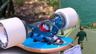 VIBERIDE BRAKE BOARD REVIEW (longboard with brakes)