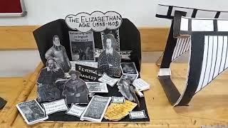 Model on Elizabethan age and Victorian Age|| Project work for exhibition || How to make a model