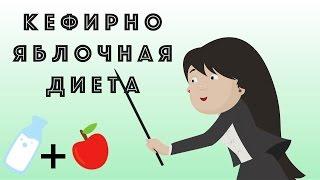 Кефирно яблочная диета. На 3, 7 и 9 дней. Кефир для похудения