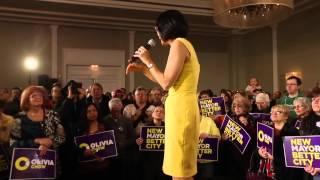 Olivia Chow’s first election rally