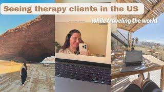 Managing changing timezones as a TRAVELING THERAPIST