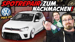 Lack ABGEPLATZT? | SCHNELL und EINFACH reparieren! | Not-OP an Svens VW Polo!