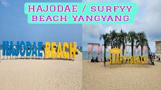 A walk from HAJODAE BEACH to SURFYY BEACH Yangyang @jllifestyle  Gangwondo