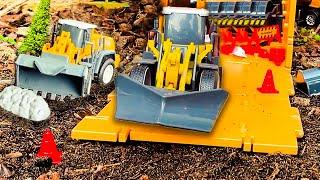 Toy Construction Vehicles For Kids | Playing with Dump Trucks, Cranes & More | JackJackPlays