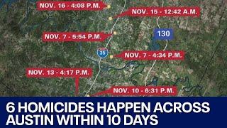 APD investigates 6 homicides across Austin within 10 days | FOX 7 Austin