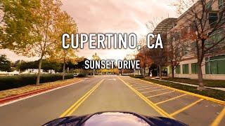 Cupertino Sunset Drive in 4K