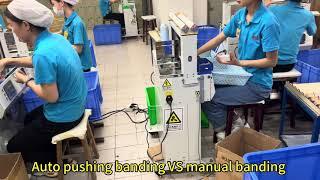 Auto Pushing Banding Machine Operating