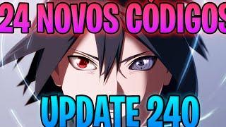 NOVA UPDATE! 24 NOVOS CÓDIGOS  ???K RELL COINS e ???K SPINS  SHINOBI LIFE 2