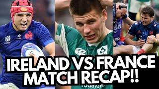 IRELAND vs FRANCE Match RECAP. It is now France's 6 Nations to Lose.