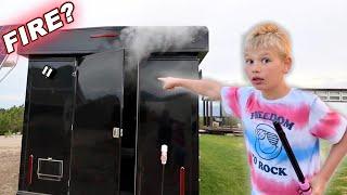 Dad.....It's On FIRE??