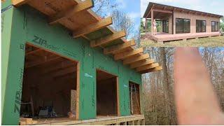 Cabin Build Part 14 -Installing the Roof Panels