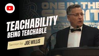 Teachability - Being Teachable - Joe Willis