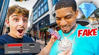 Testing Strangers Diamonds in LA! **exposed**