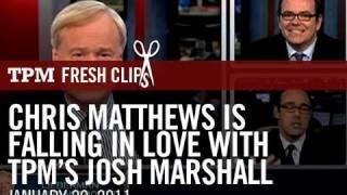 Chris Matthews Is Falling In Love With TPM's Josh Marshall