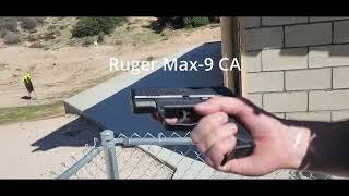 RUGER MAX-9 CA vs. SIG P365 - Is the Ruger a quality gun? Issues and Range Review.