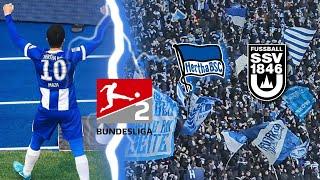 HERTHA BSC VS ULM HIGHLIGHTS | VAR DRAMA RETTET SSV | BUNDESLIGA HIGHLIGHTS ️