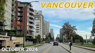 Vancouver's FALL FEELING FLAT - City Driving Tour in October 2024