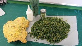 Cheap and easy clump foliage (Frugal Wargames Foliage)