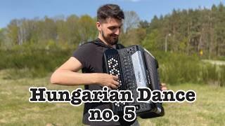 Hungarian Dance No. 5 by Johannes Brahms | Accordion Performance