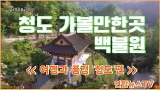 청도 가볼만한곳 백불원, 여행과풍경 연합뉴스TV