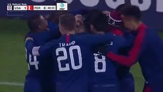 Josh sargent goal vs Peru