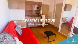 Apartment Tour // Furnished 19m2 in Toulouse – Ref : 1T122392